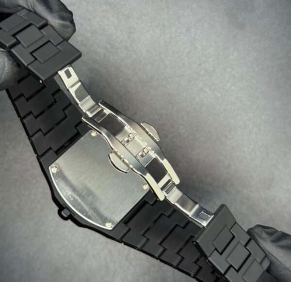 Orignal black arabic aura watch wit fiber material